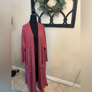 Pink Lularoe Sarah Cardigan - Size 2XL